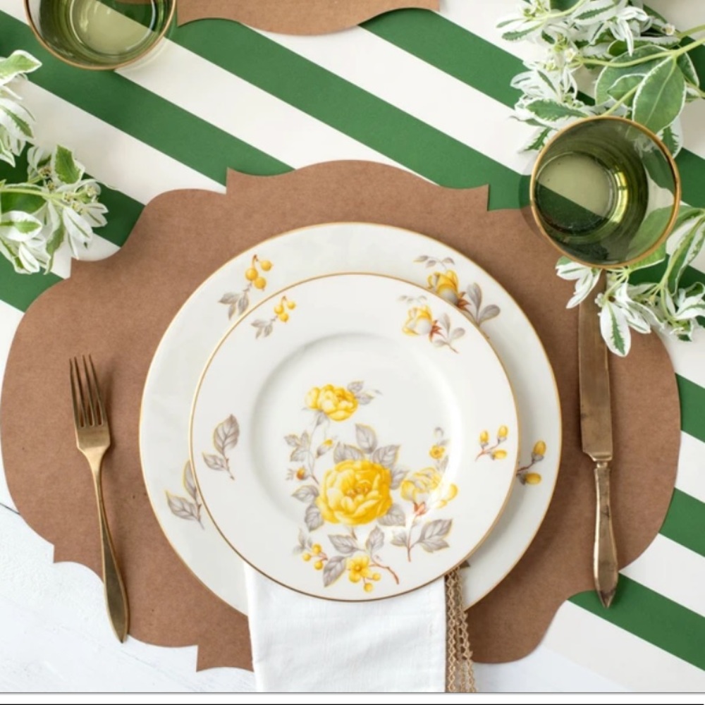 HESTER & COOK French Frame Placemats 1 pack=12 placemats